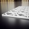 Ekena Millwork Extra Small Fleetwood Decorative Fretwork Wall Pnls in Architectural PVC, 7 3/8"W x 7 3/8"H x 3/8"T WALP08X08FLT - alternate 2